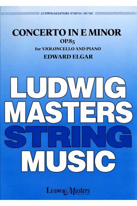 Elgar, Concerto In E Minor Op 85 For Cello And Piano (Ludwig Masters)