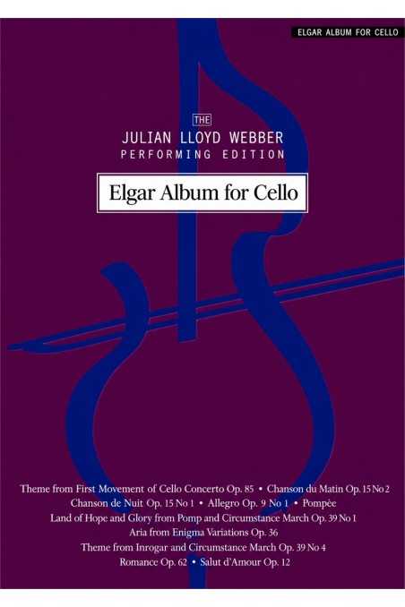 Elgar album for Cello - Julian Lloyd Webber performing edition