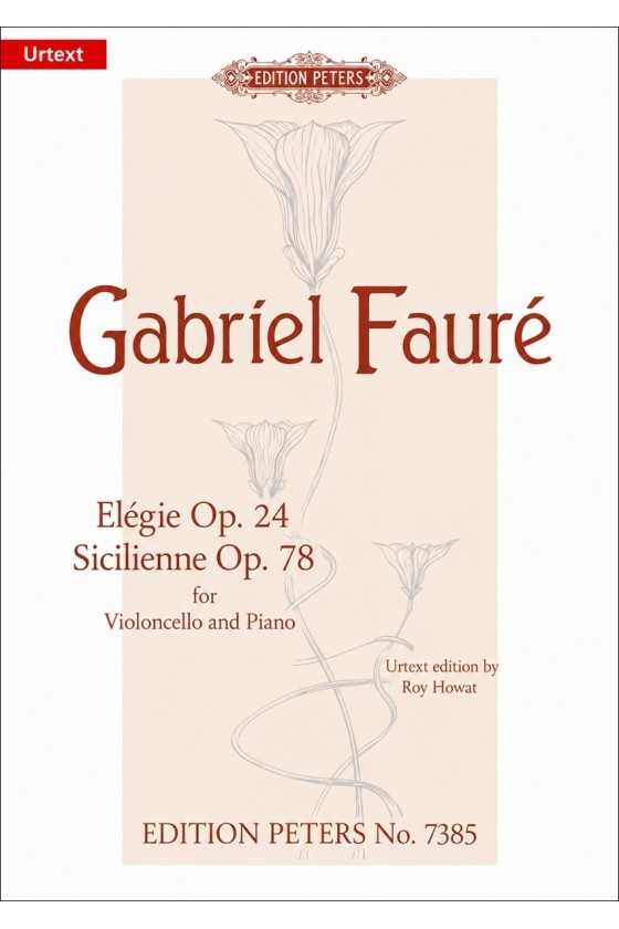 Faure, Elegie Op. 24 &...