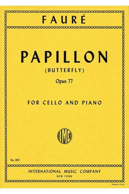 Faure, Papillon Op. 77 For Cello (IMC)