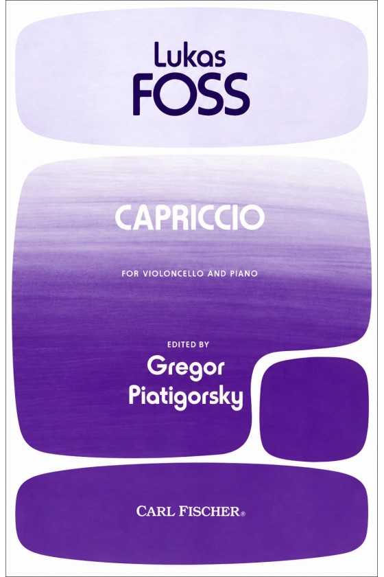 Foss, Capriccio For Cello...