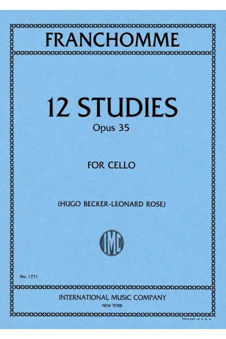 Franchomme, 12 Studies For Cello