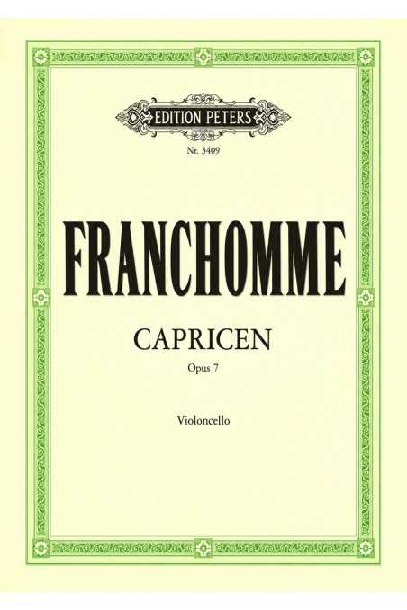 Franchomme, Capricen Op.7 For Cello (Peters)