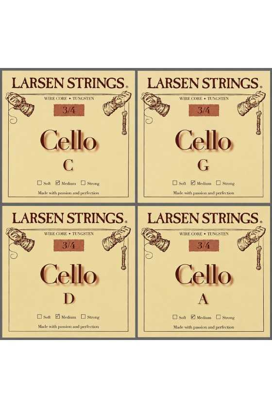 Larsen Cello Strings Set 3/4