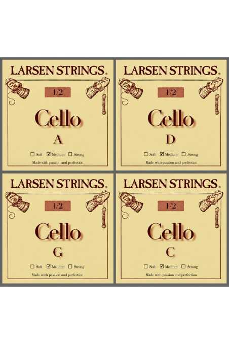 Larsen Cello Strings Set 1/2