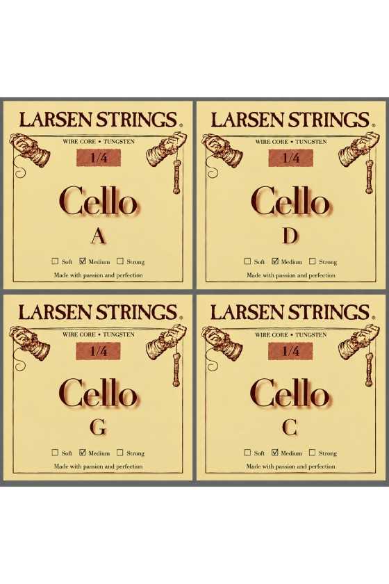 Larsen Cello Strings Set 1/4