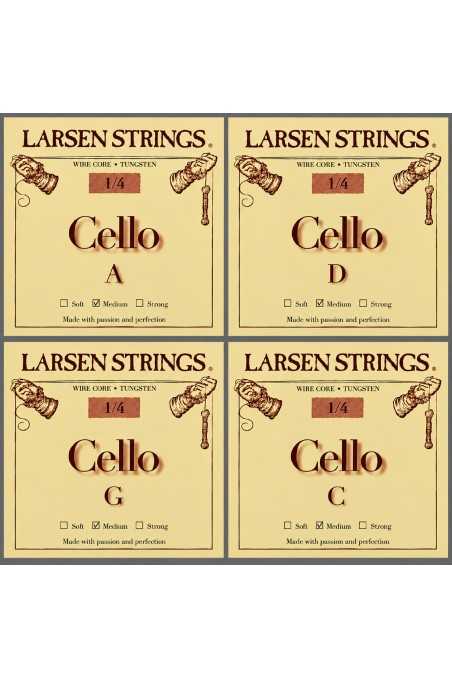 Larsen Cello Strings Set 1/4