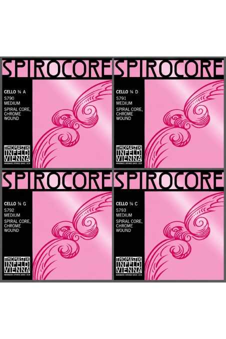 Spirocore Cello String Set 3/4 by Thomastik-Infeld