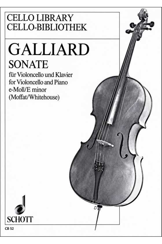 Galliard, Sonata In E Min...