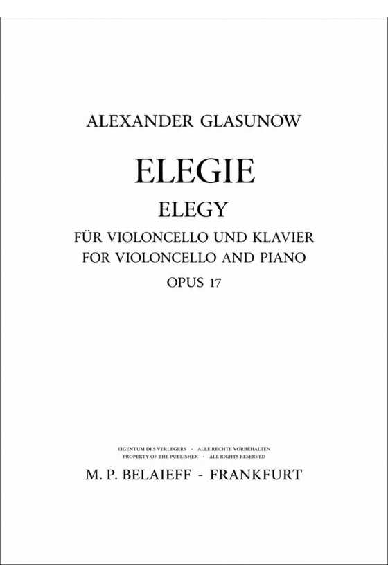 Glazunov Elegy Op17 For...
