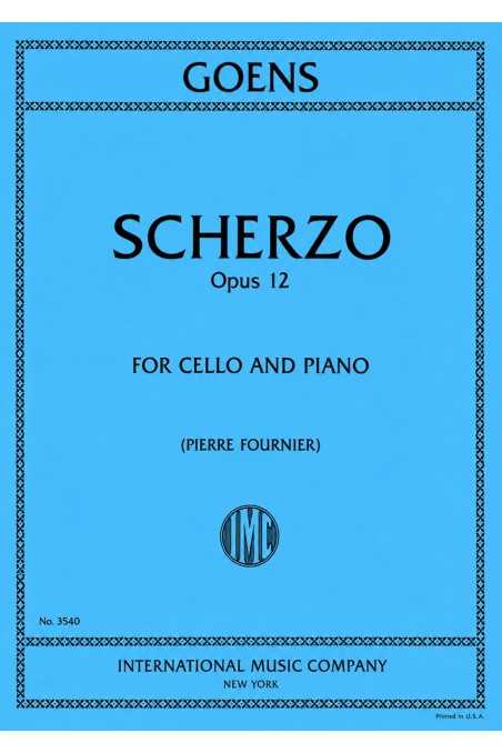 Goens, Scherzo Op.12 For Cello (IMC)
