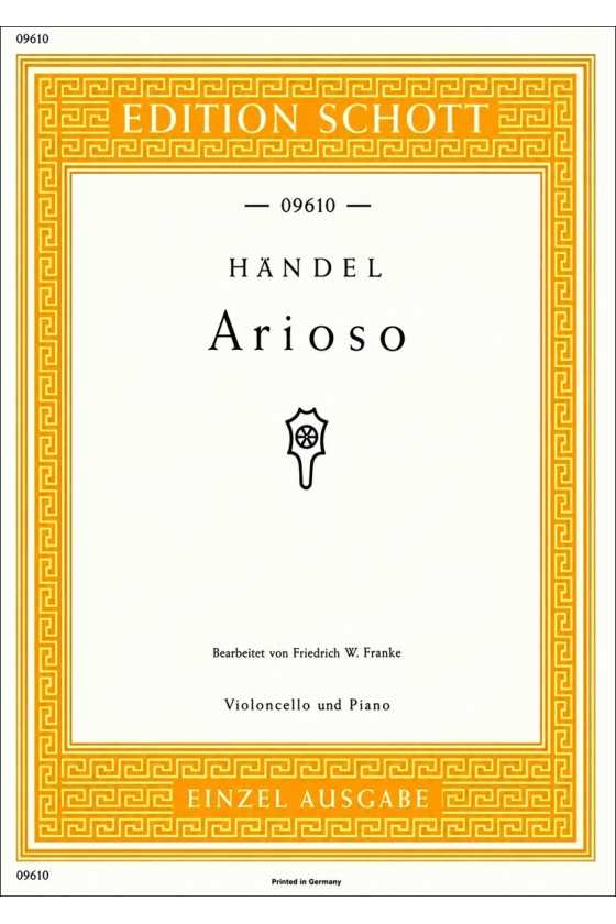 Handel, Arioso For Cello...