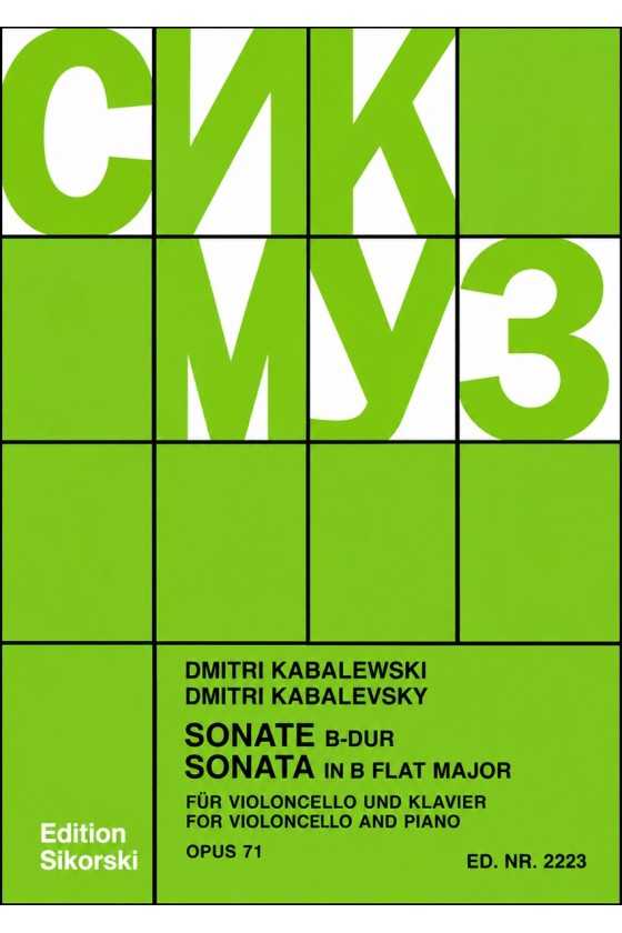 Kabalevski, Cello Sonata...