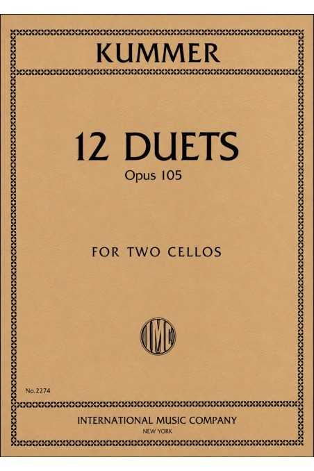 Kummer 12 Duets Op 105 For Two Cellos (IMC)