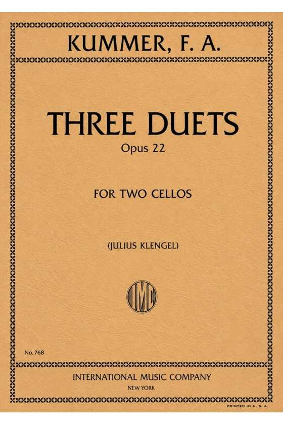 Kummer Three Duets Opus 22...