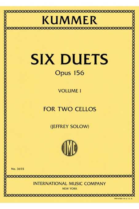 Kummer, Six Duos For Cello Op. 156 Volume I (Nos. 1-3) (IMC)