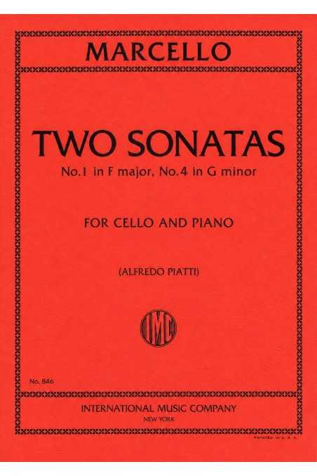 Marcello, 2 Sonatas In F Major And G Minor For Cello And Piano