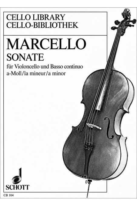 Marcello, Sonata In A Minor For Cello And Piano (Schott)
