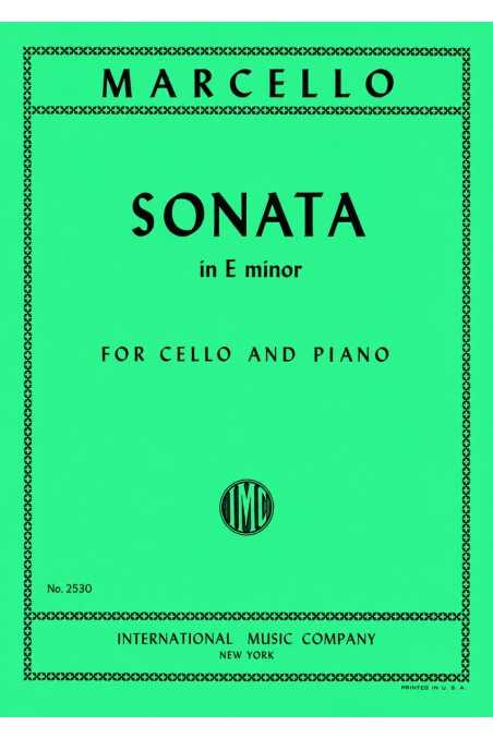 Marcello, Sonata In E Minor For Cello And Piano (IMC)
