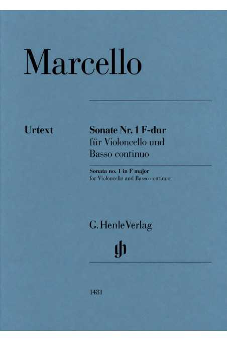 Marcello, Sonata No1 F major for Cello/Basso Continuo (Henle)