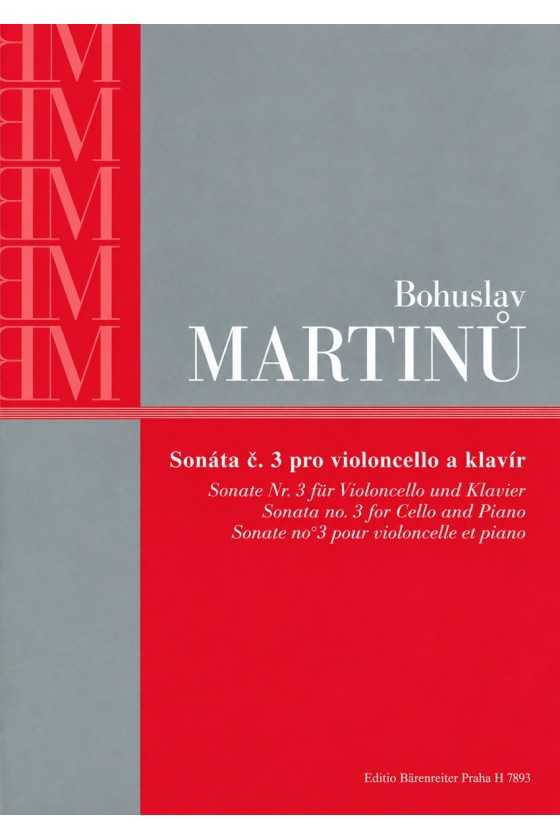 Martinu, Sonata No. 3 For...