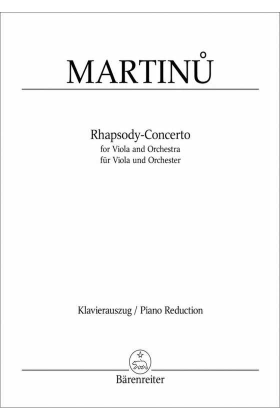 Martinu, Rhapsody Concerto...