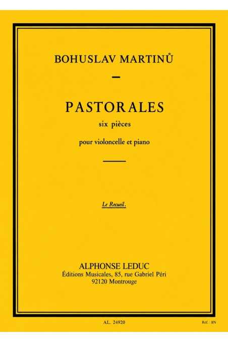 Martinu, 6 Pastorales for Cello/Piano (Leduc)