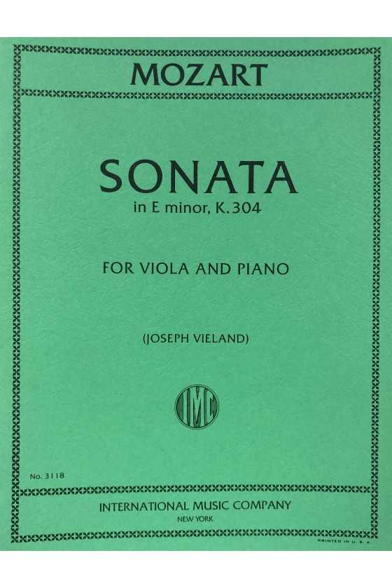 Mozart, Sonata in E Minor...