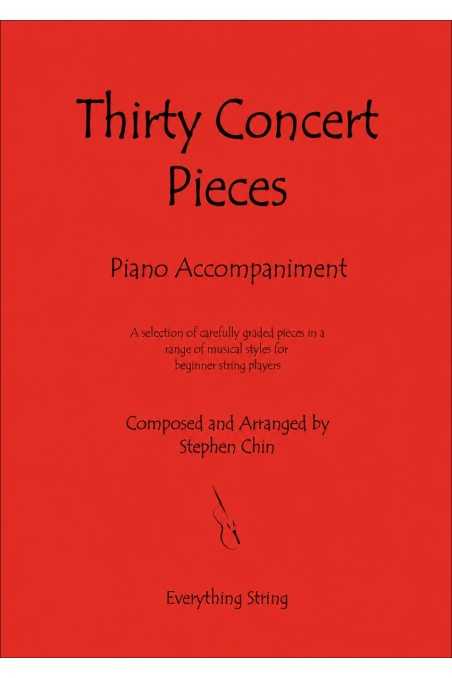 Chin, Thirty Concert Pieces - Piano Acc. With CD Acc.