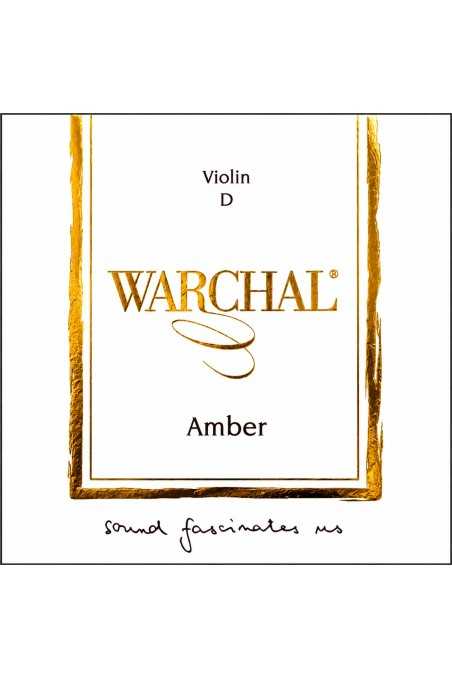 Amber Violin D String 4/4 by Warchal