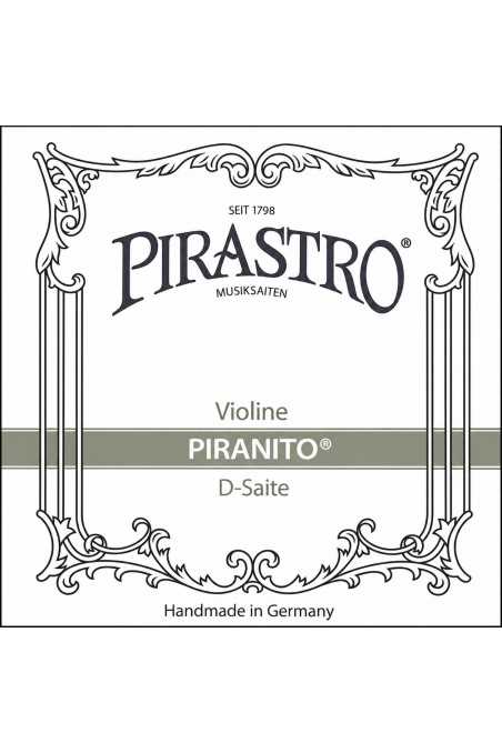 Piranito Violin D String 1/4 - 1/8 by Pirastro
