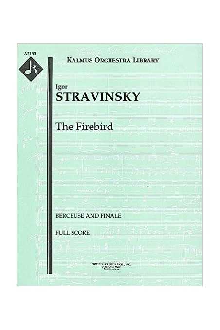 Stravinsky Berceuse From The Firebird (Kalmus)