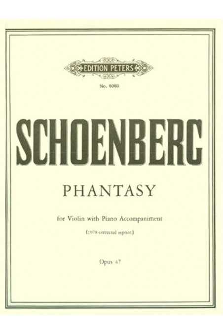 Schoenberg Phantasy for Violin (Peters)