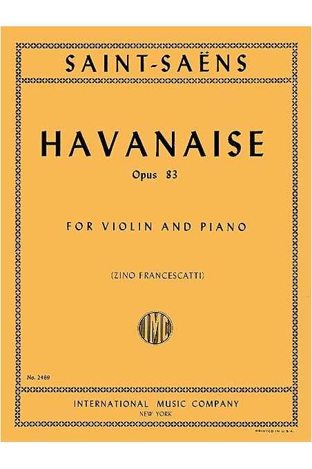 Saint Saens Havanaise for Violin (IMC)