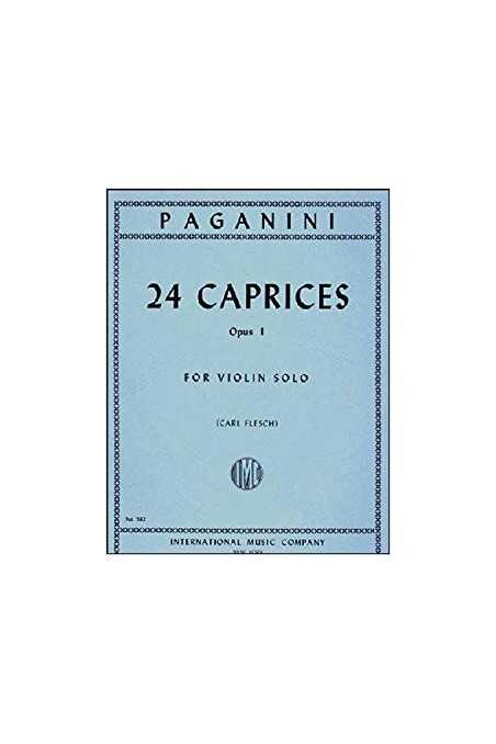 Paganini, 24 Caprices Op.1 for Violin ed. Flesch (IMC)