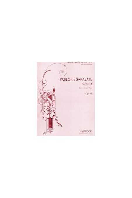 Sarasate Navarra Opus 33 For Two Violins And Piano (Simrock)