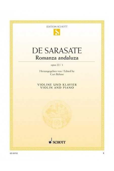 Sarasate Romanza Andaluza for Violin (Schott)