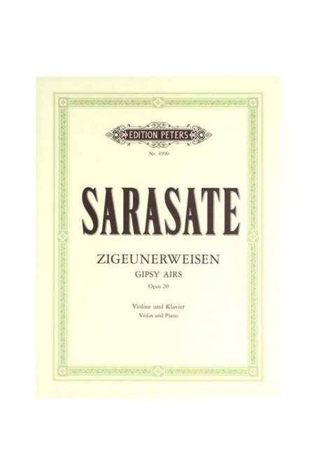 Sarasate Zigeunerweisen- Gypsy Airs- Op 20 No1 for Violin (Peters)