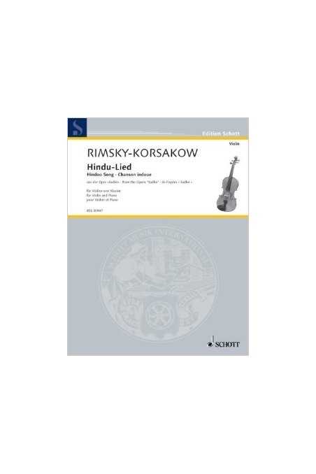 Rimsky-Korsakov, Hindu-Lied for violin and piano (Schott)