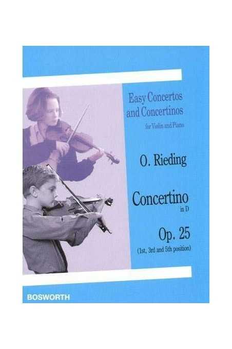 Rieding, Concertino in D Op. 25 for Violin (Bosworth)