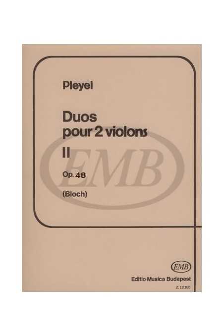 Pleyel, Duos For 2 Violins II Op. 48 (EMB)