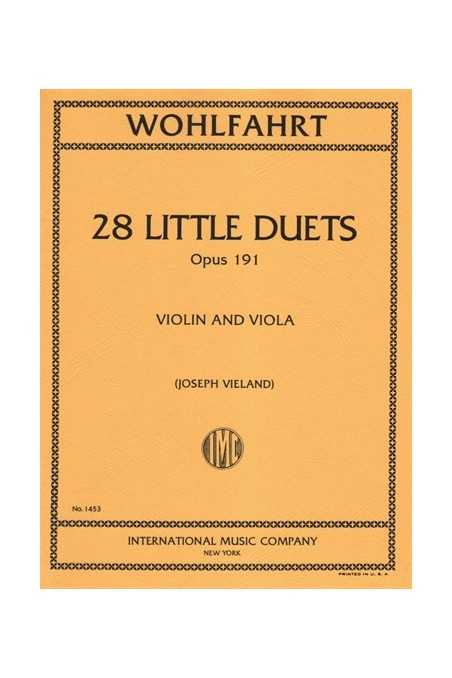 Wohlfahrt, 28 Little Duets Op. 191