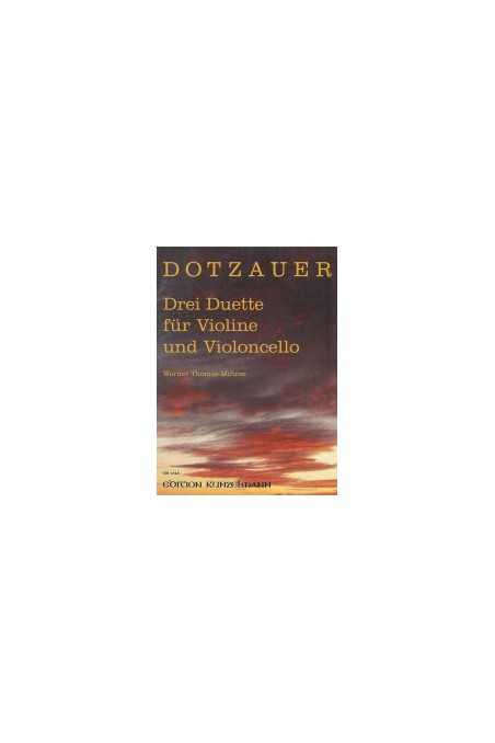 Dotzauer 3 Duets For Violin And Cello (Kunzelmann)