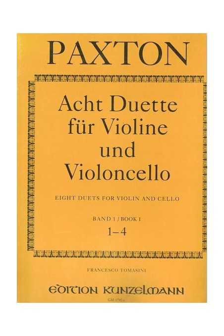Paxton, Eight duets for Violin and Cello