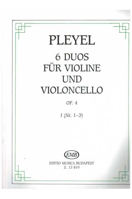 Pleyel, 6 Duos for Violin and Cello Op. 4 Nr 1-3 Book 1 (EMB)