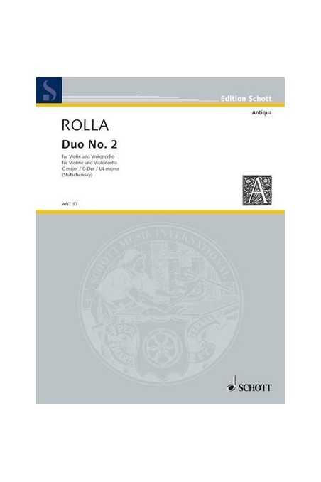 Rolla, Duo No.2 For Violin And Cello (Schott)