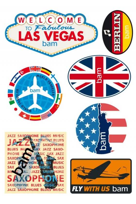 BAM Vintage Stickers
