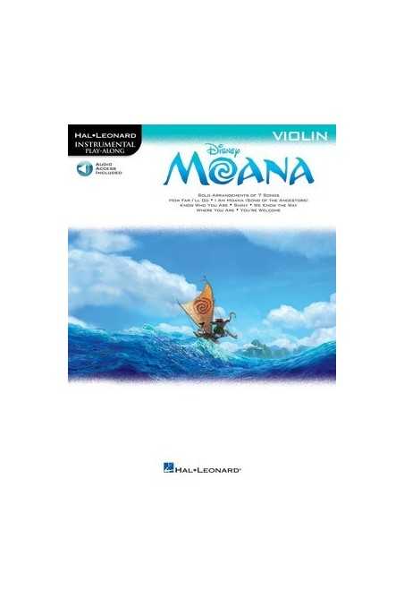 Disney's Moana-Solo arrangements for violin (Hal Leonard)