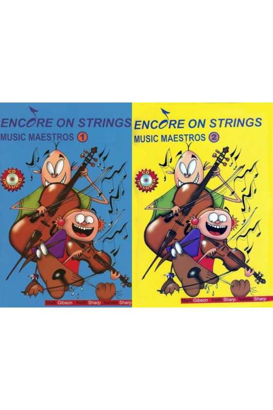 Encore on Strings Music Maestro Bk 1 or 2 for Double Bass