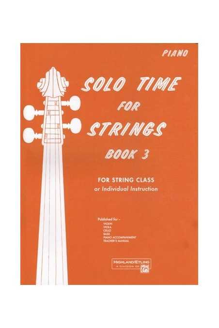 Solo Time for Strings Book 3 (Piano)